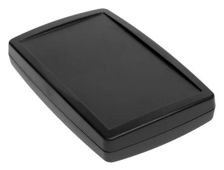 RS PRO Black ABS Enclosure, IP54, IK07, Black Lid, 151 x 93.1 x 25.5mm