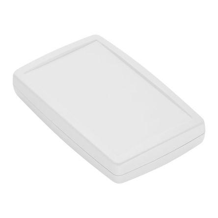 RS PRO White ABS Enclosure, IP54, IK07, White Lid, 151 x 93.1 x 25.5mm