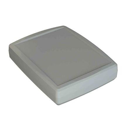 RS PRO Grey ABS Enclosure, IP64, IK07, Grey Lid, 184.7 x 144.6 x 38.5mm