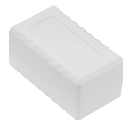 RS PRO White ABS Enclosure, White Lid, 31.5 x 56.5 x 27.2mm