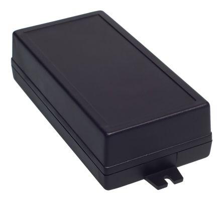 RS PRO Black ABS Enclosure, IP54, Flanged, 169.15 x 74.35 x 39.85mm