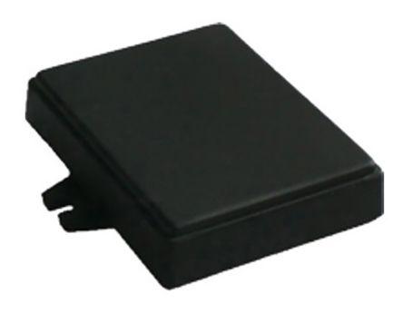 RS PRO Black ABS Enclosure, IP54, Flanged, 76.45 x 77.85 x 18.15mm