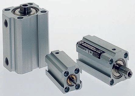 Norgren Pneumatic Compact Cylinder - 25mm Bore, 20mm Stroke, RM/92000/M Series, Double Acting