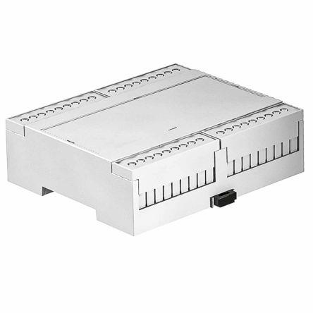 RS PRO Open Top Enclosure Type, 90 x 106.2 x 31.9mm, Polycarbonate DIN Rail Enclosure Kit