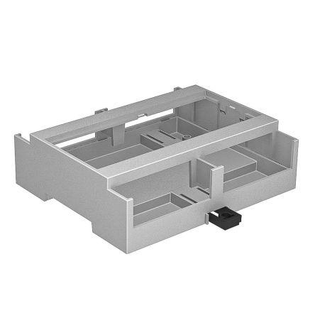 RS PRO Open Top Enclosure Type, 90 x 106.2 x 31.9mm, Polycarbonate DIN Rail Enclosure