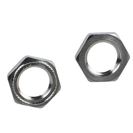 Set 2 Fixing Nuts St Steel M18