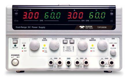 Teledyne LeCroy T3PS36006 Bench Power Supply, 375W, 3 Output, 0.1 - 5V, 0 - 3A