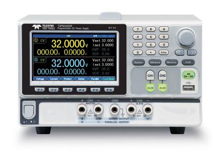 Teledyne LeCroy T3PS23203P Bench Power Supply, 0 - 50W, 2 Output, 0 - 32V, 0 - 3A