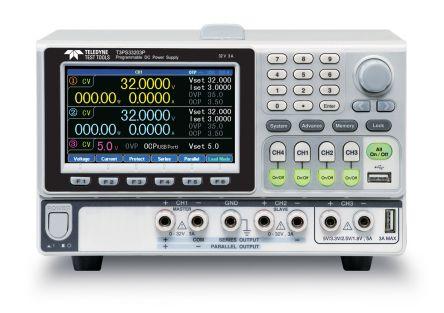 Teledyne LeCroy T3PS33203P Bench Power Supply, 0 - 50W, 3 Output, 0 - 32V, 0 - 3A