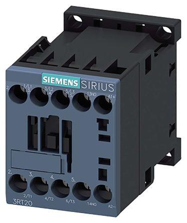 Siemens SIRIUS Contactor, 24 V Coil, 3 Pole, 7 A, 3kW, 3NO