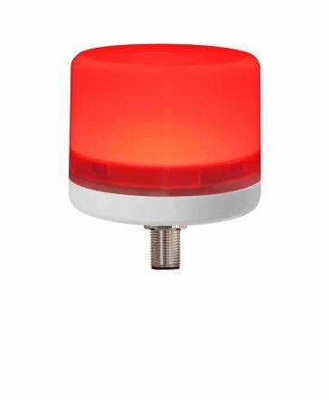 LED Beacon M12 connector IP66 Red 24VDC