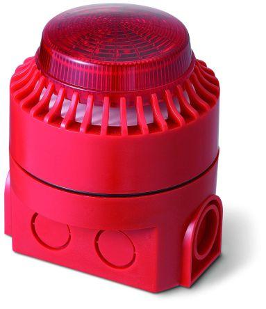 Multi Tone Sounder & Red Beacon IP44 EN