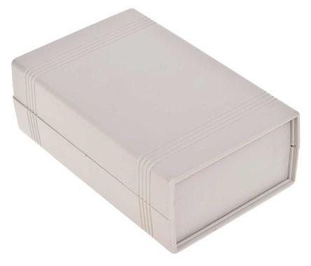 RS PRO Light Grey ABS Enclosure, IP30, 147.6 x 92.5 x 36.2mm