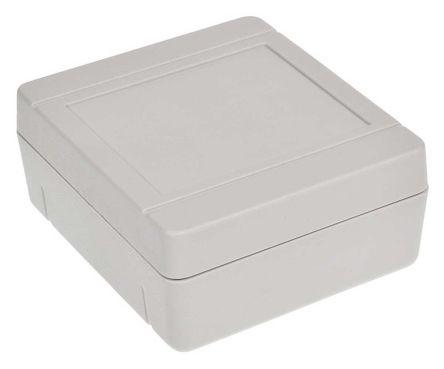 RS PRO Light Grey Polycarbonate Enclosure, IP54, 90 x 80 x 38mm