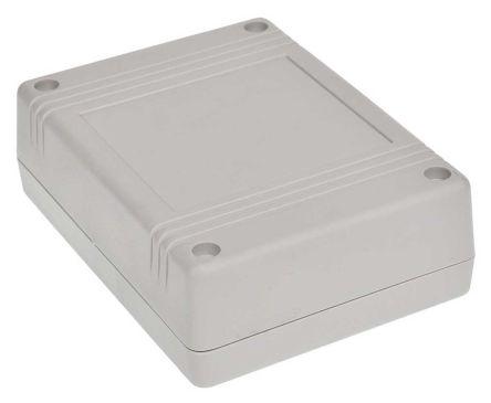 RS PRO Light Grey Polycarbonate Enclosure, IP54, 120 x 90 x 38mm