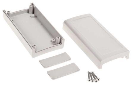 RS PRO Light Grey Polycarbonate Enclosure, IP53, 120.8 x 60.7 x 40.2mm