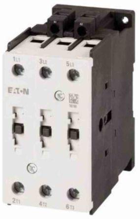 Eaton Contactor, 240 V ac Coil, 3 Pole, 65 A, 30 kW, 3NO