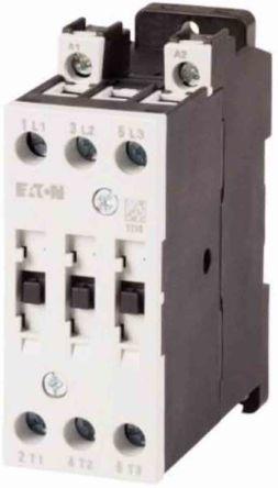 Eaton Contactor, 24 V dc Coil, 3 Pole, 17 A, 7.5 kW, 3NO