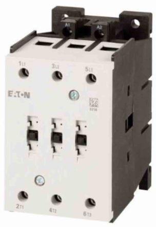 Eaton Contactor, 24 V dc Coil, 3 Pole, 95 A, 45 kW, 3NO