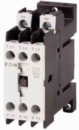 Eaton Contactor, 240 V ac Coil, 3 Pole, 7 A, 3 kW, 3NO