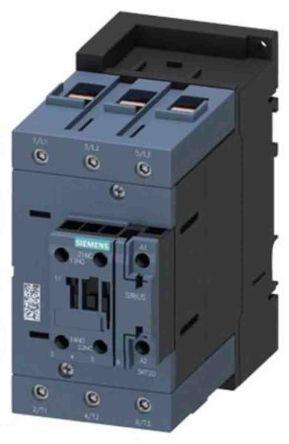 Siemens SIRIUS Contactor, 24 V dc Coil, 3 Pole, 80 A, 37 kW, 1NO + 1NC