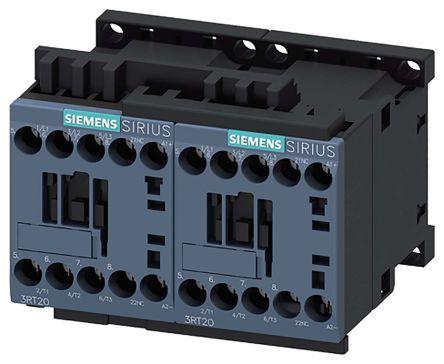 Siemens SIRIUS Reversing Contactor, 24 V dc Coil, 3 Pole, 12 A, 5.5 kW, 3NO