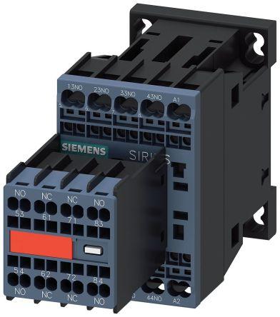 Siemens SIRIUS Contactor, 10 A, 24 Vdc Control, 6NO + 2NC