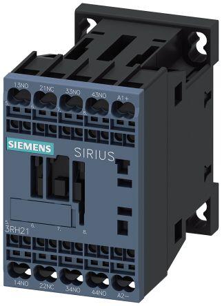 Siemens SIRIUS Contactor, 10 A, 24 Vdc Control, 3NO + 1NC