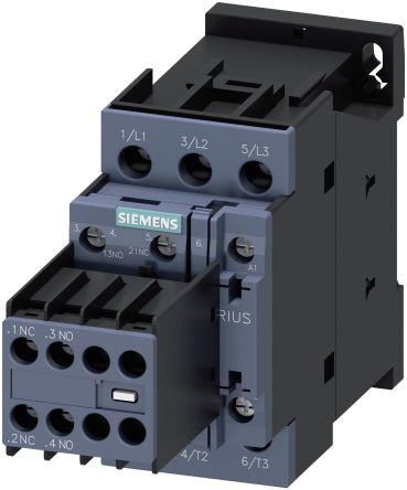 Siemens SIRIUS Reversing Contactor, 230 V ac Coil, 3 Pole, 25 A, 11 kW, 2NO + 2NC