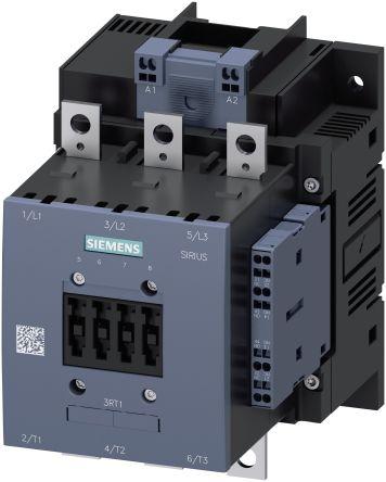 Siemens SIRIUS Reversing Contactor, 220/240 V ac/dc Coil, 3 Pole, 150 A, 75 kW, 2NO + 2NC