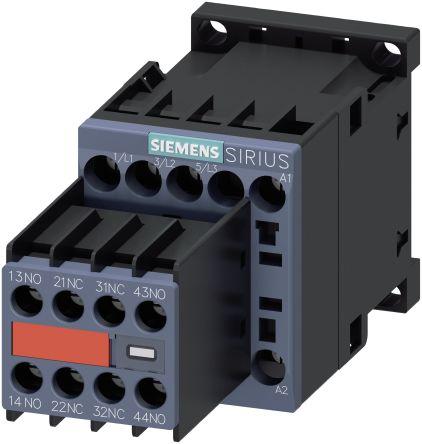 Siemens SIRIUS Reversing Contactor, 230 V ac Coil, 3 Pole, 7 A, 3 kW, 2NO + 2NC