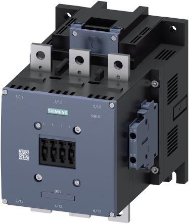 Siemens SIRIUS Reversing Contactor, 220/240 V ac/dc Coil, 3 Pole, 400 A, 200 kW, 2NO + 2NC