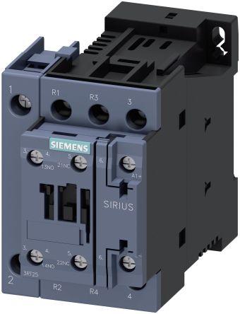 Siemens SIRIUS Contactor, 24 V dc Coil, 4 Pole, 25 A, 11 kW, 2NO + 2NC