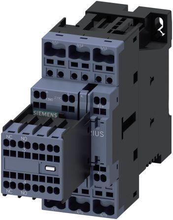 Siemens SIRIUS Reversing Contactor, 24 V dc Coil, 3 Pole, 25 A, 11 kW, 2NO + 2NC