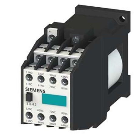 Siemens Contactor Relay - 5NO + 3NC, 10 A Contact Rating, 24 Vdc, 8P