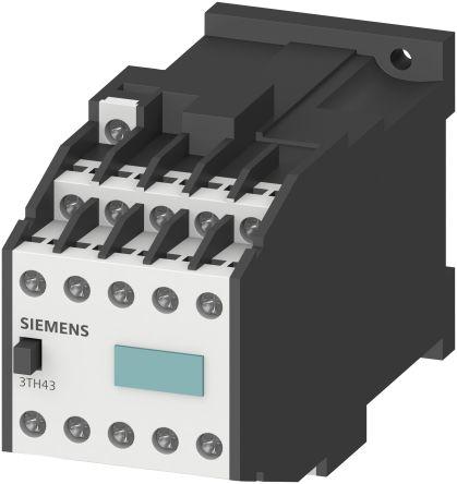 Siemens Contactor Relay - 9NO + 1NC, 10 A Contact Rating, 24 Vdc, 10P