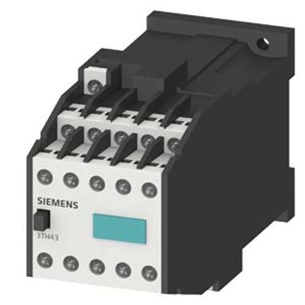 Siemens Contactor Relay - 7NO + 3NC, 10 A Contact Rating, 24 Vdc, 10P