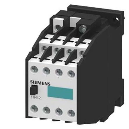 Siemens Contactor Relay - 6NO + 2NC, 10 A Contact Rating, 24 Vac, 8P