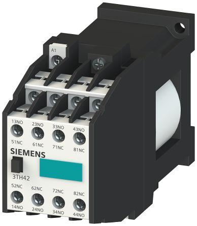 Siemens Contactor Relay - 6NO + 2NC, 10 A Contact Rating, 24 Vdc, 8P