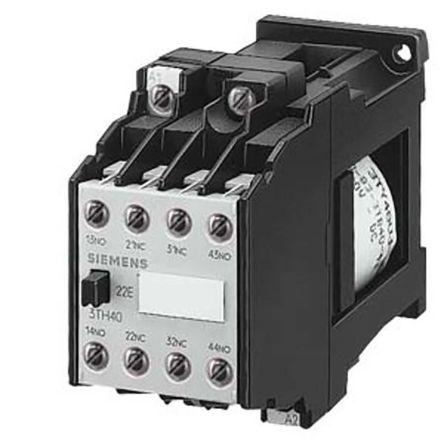 Siemens Contactor Relay -, 10 A Contact Rating, 24 Vdc, 3TH4253-5KB4