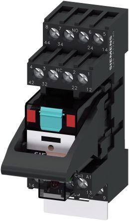 PLUG-IN RELAY COMPLETE UNIT 24 V AC, 4 C