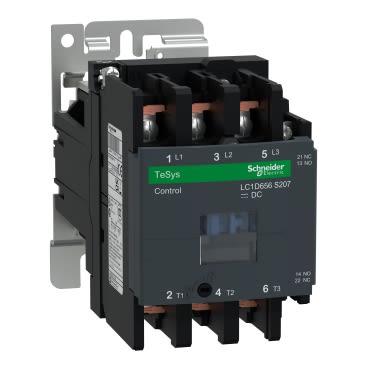 Schneider Electric TeSys D Contactor, 24 V dc Coil, 3 Pole, 65 A, 37 kW, 3NO