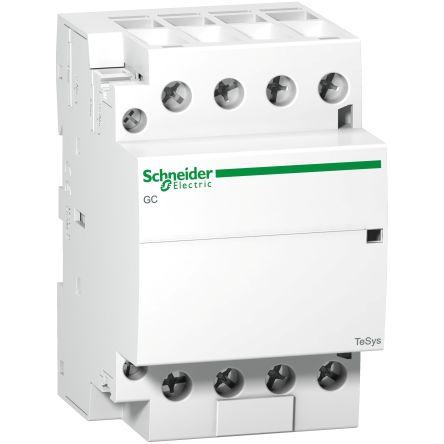 Schneider Electric TeSys GC Contactor, 220-240 V ac Coil, 4 Pole, 40 A, 2NO + 2NC