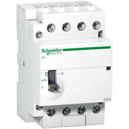 Schneider Electric TeSys GY Contactor, 220-240 V ac Coil, 4 Pole, 40 A, 4NO