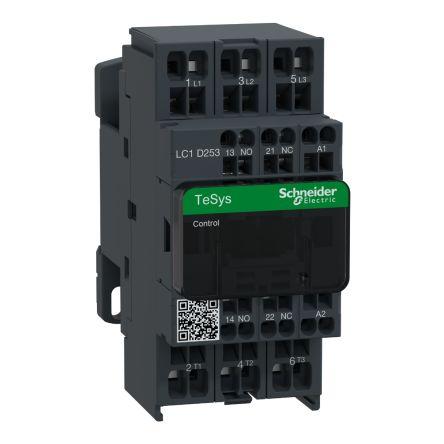 Schneider Electric TeSys D Contactor, 24 V Coil, 3 Pole, 25 A, 5.5 kW, 3NO