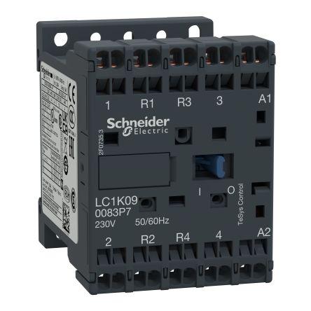 Schneider Electric TeSys K Contactor, 48 V Coil, 4 Pole, 20 A, 2NO + 2NC