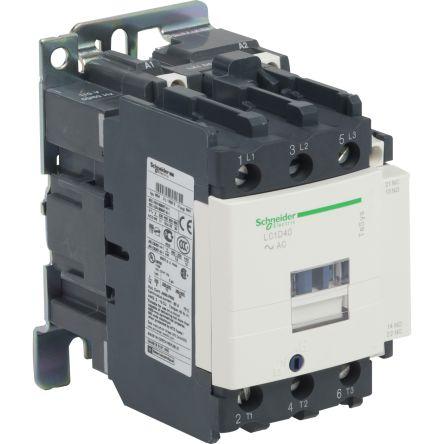 TeSys D LC1D Contactor, 3 Pole, 40 A, 1 NO + 1 NC