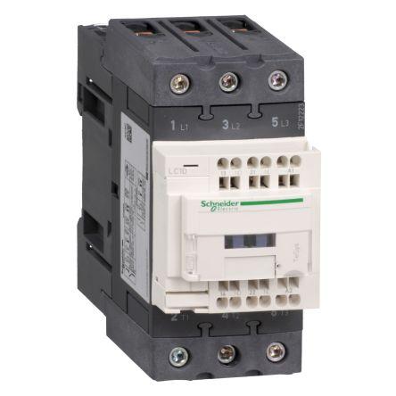 TeSys D LC1D Contactor, 3 Pole, 50 A, 1 NO + 1 NC