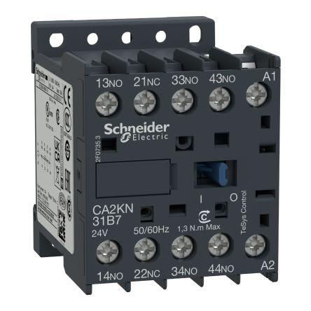 Schneider Electric Control Relay - 3NO + 1NC, 10 A Contact Rating, TeSys K