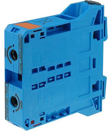 WAGO285-194 285 Series Feed Through Terminal Block, 95mm², Single-Level, Power Cage Clamp Termination